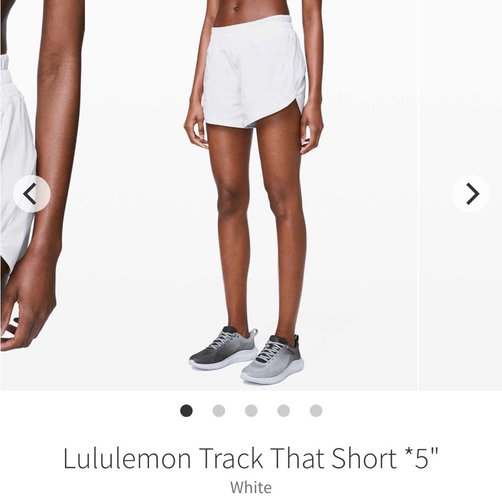 Lululemon track that high rise short 5”